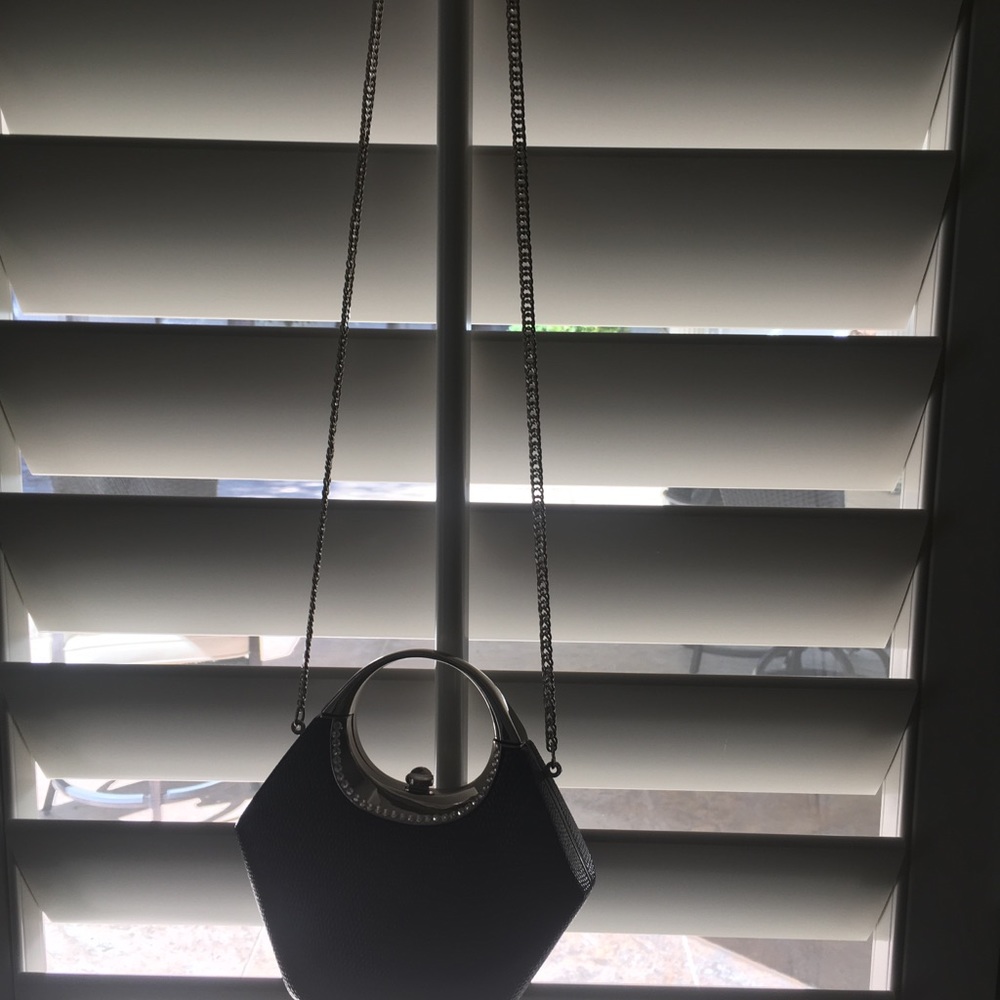 Black and silver special occasion purse very cute